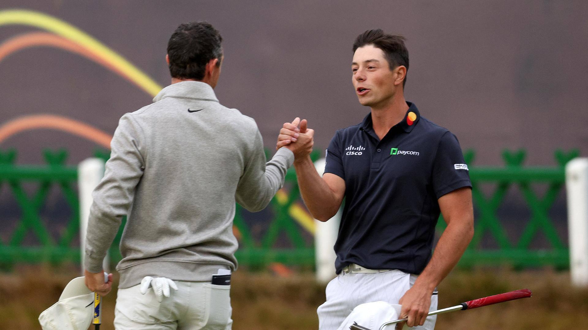 Viktor Hovland, golfers, course, Full HD Desktop Wallpaper