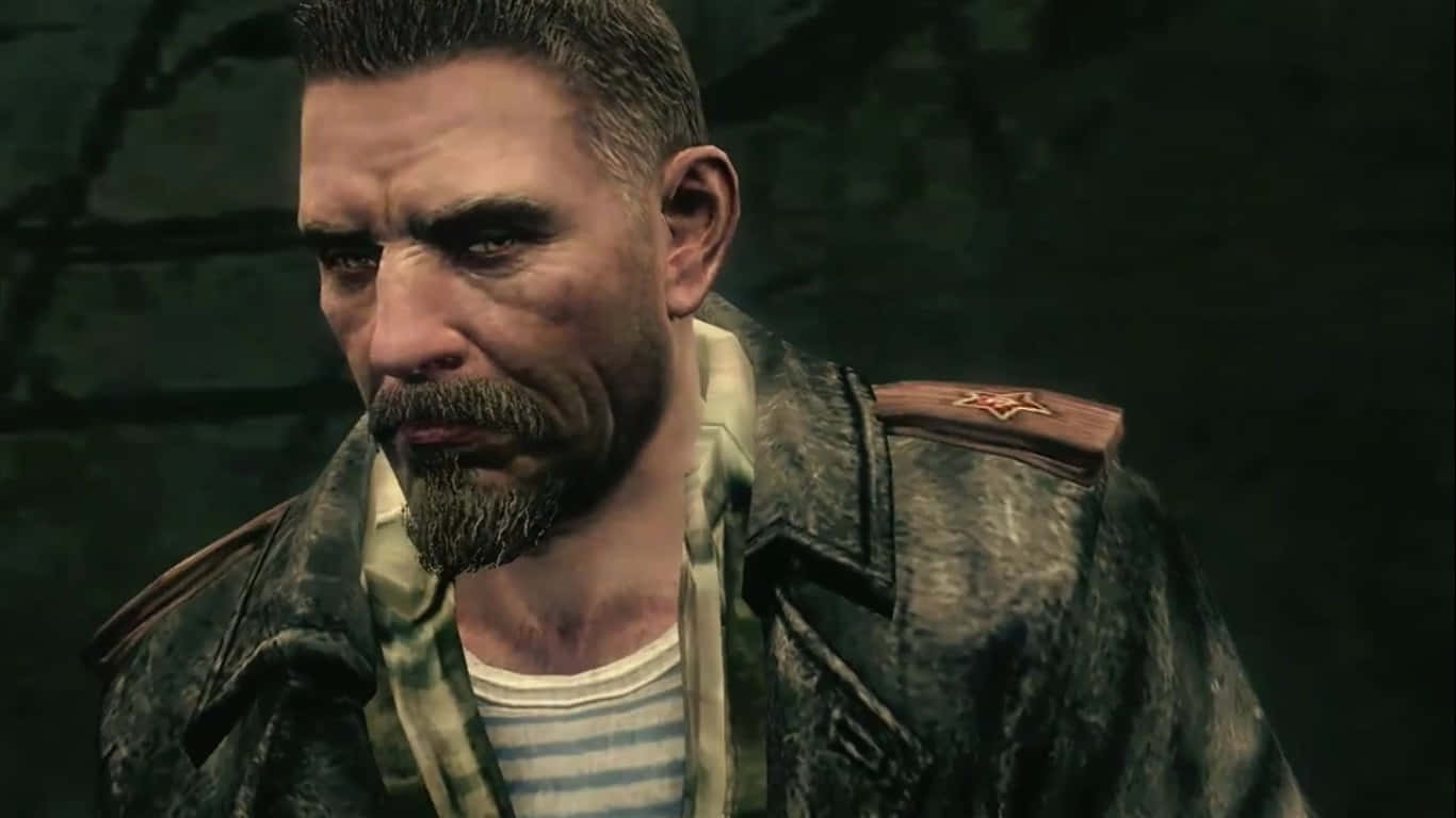 Viktor Reznov, weathered military jacket, red star patch, HD Desktop Wallpaper