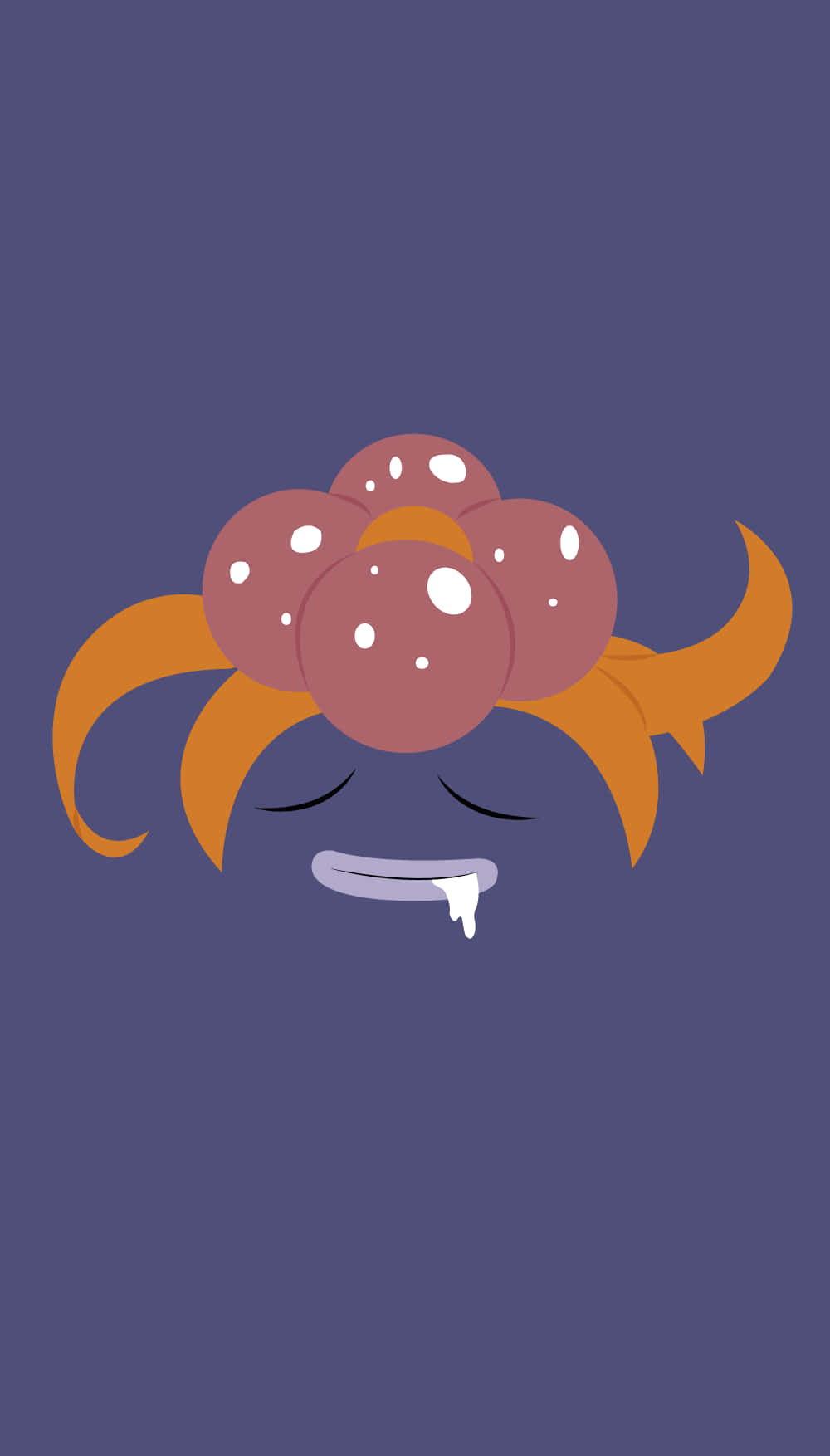 Vileplume, mushroom-like head, drooling mouth, HD Phone Wallpaper