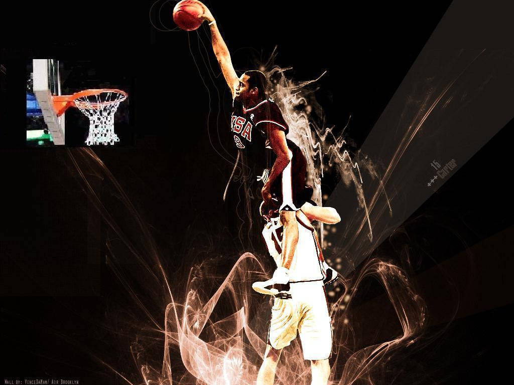 Vince Carter, dunk, defender, SD Desktop Wallpaper