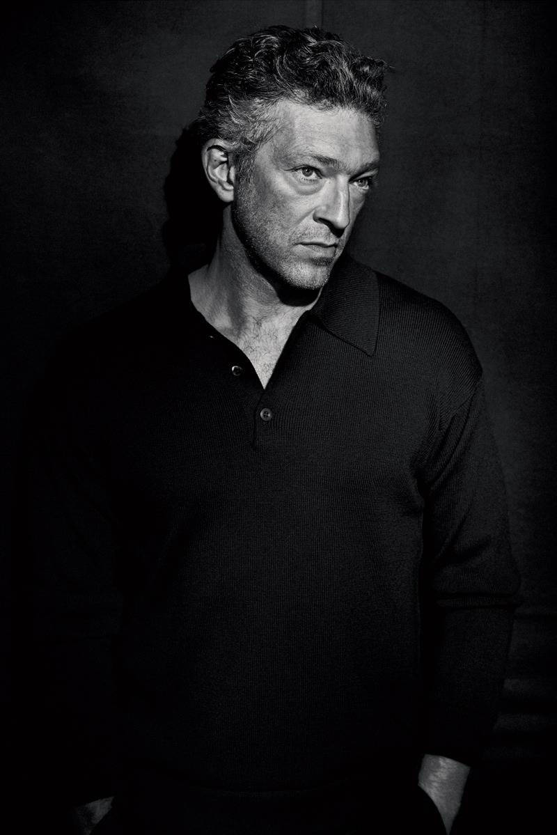 Vincent Cassel, greyscale, black and white portrait, SD Phone Wallpaper