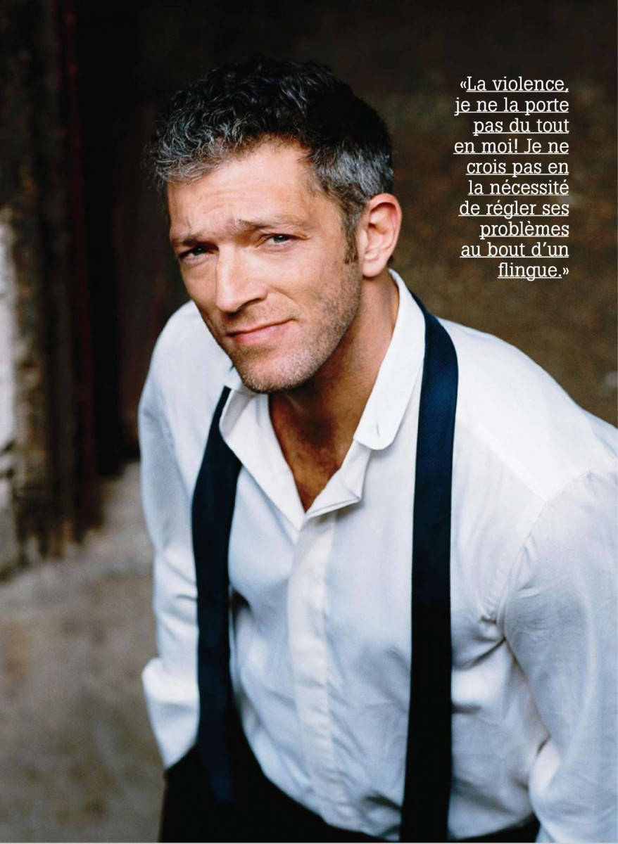 Vincent Cassel, jumpsuit, white shirt, SD Phone Wallpaper