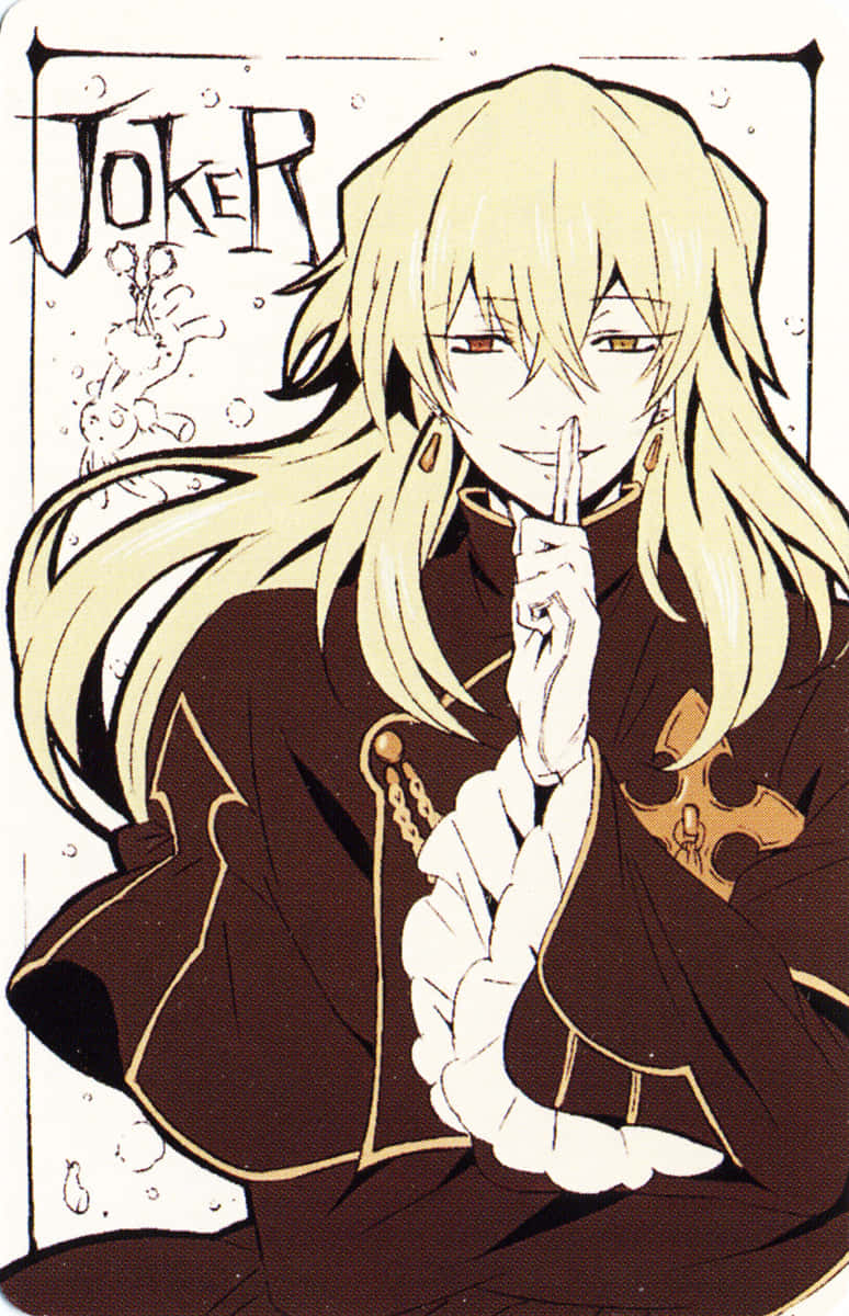Vincent Nightray, blonde anime character, red eyes, SD Phone Wallpaper