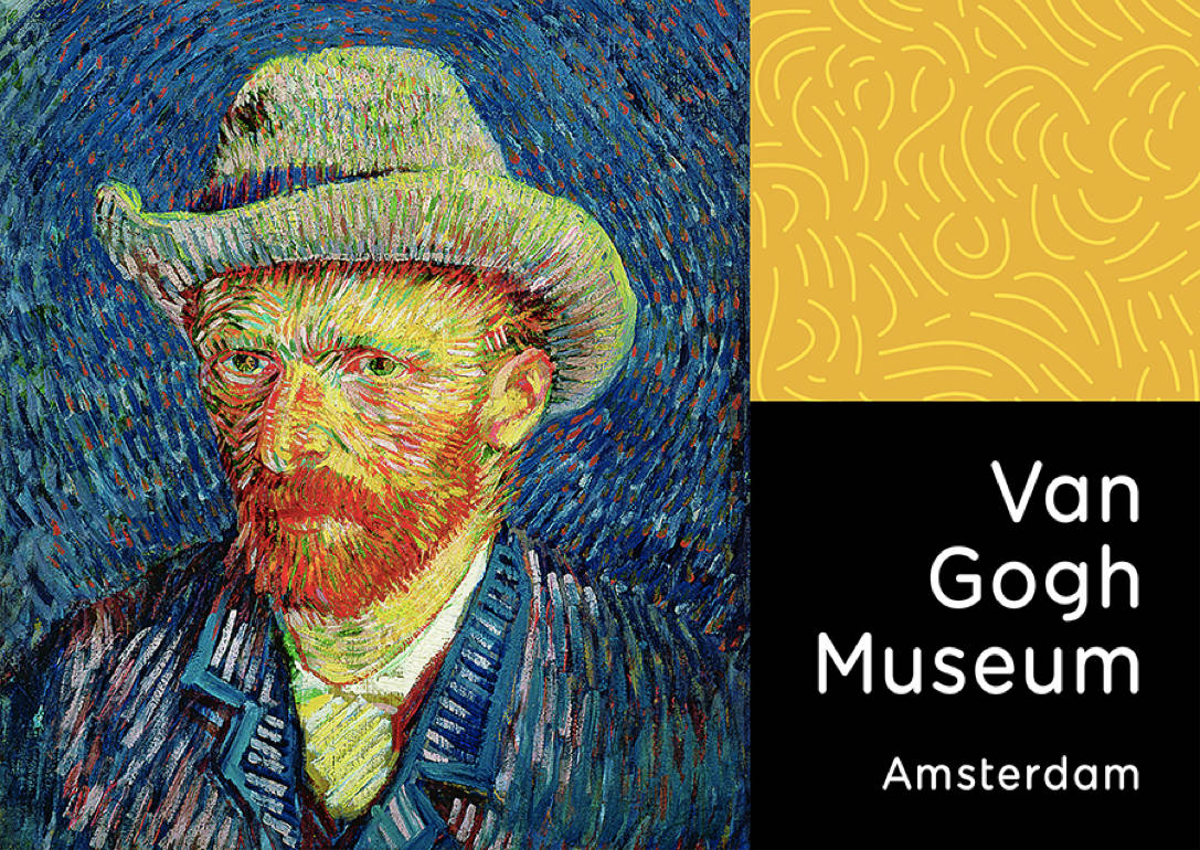 Vincent van Gogh, straw hat, red beard, SD Desktop Wallpaper