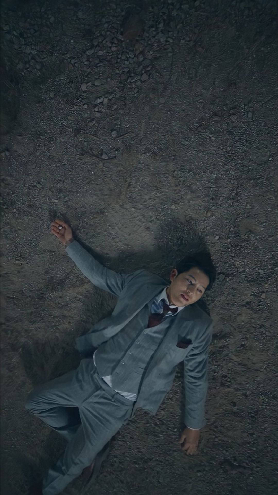 Vincenzo, gray suit, gravel, Full HD Phone Wallpaper