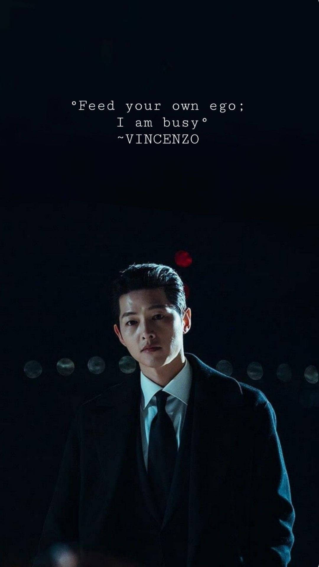 Vincenzo, dark suit, dimly lit space, Full HD Phone Wallpaper