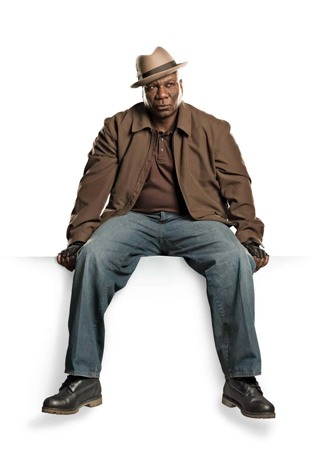 Ving Rhames, brown fedora, jacket, HD Phone Wallpaper