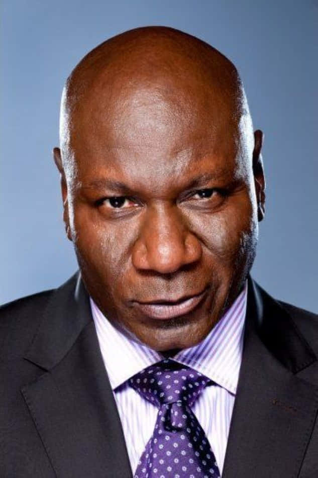 Ving Rhames, dark suit, purple polka-dot tie, SD Phone Wallpaper