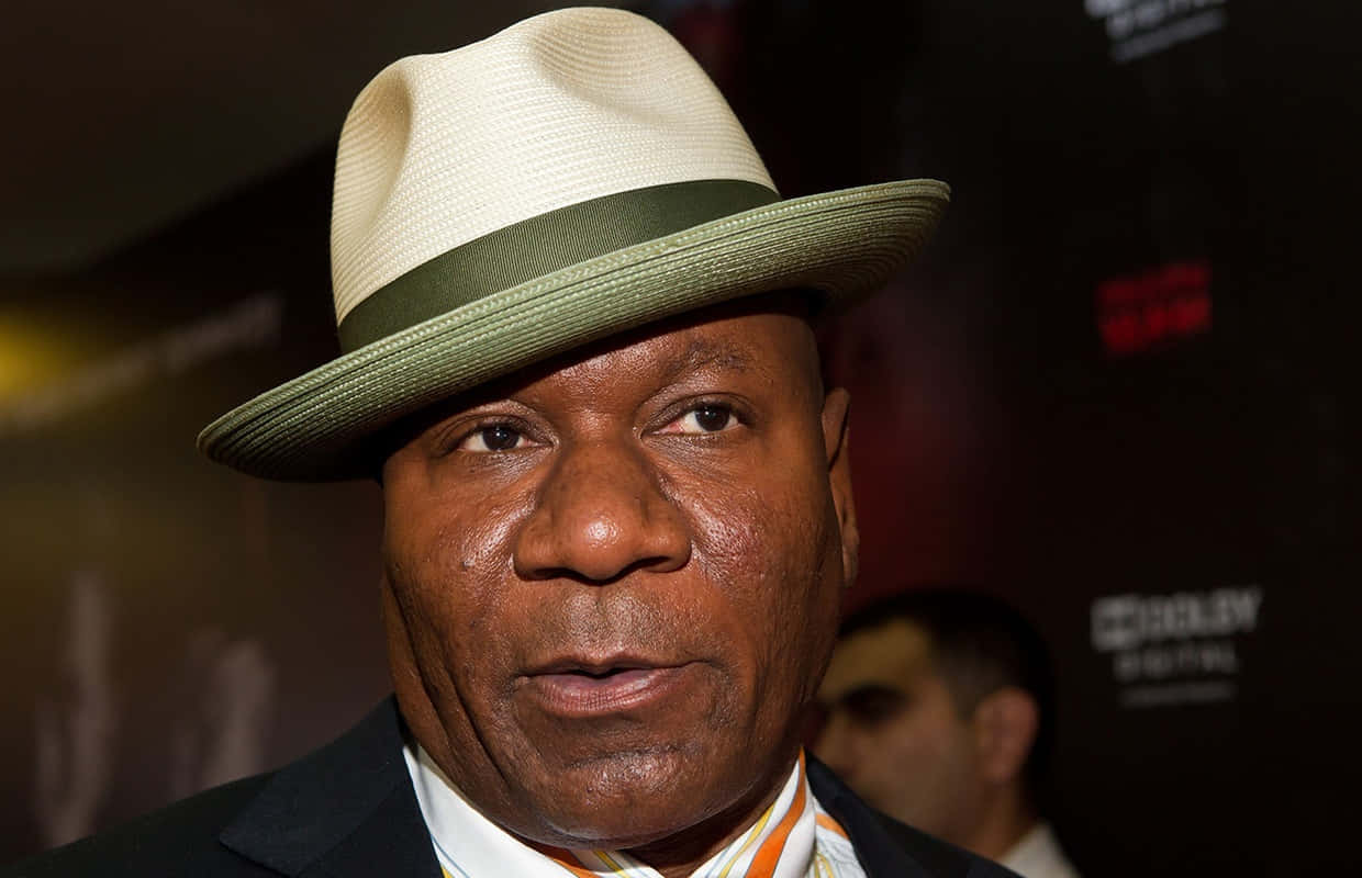Ving Rhames, beige fedora, green band, SD Desktop Wallpaper