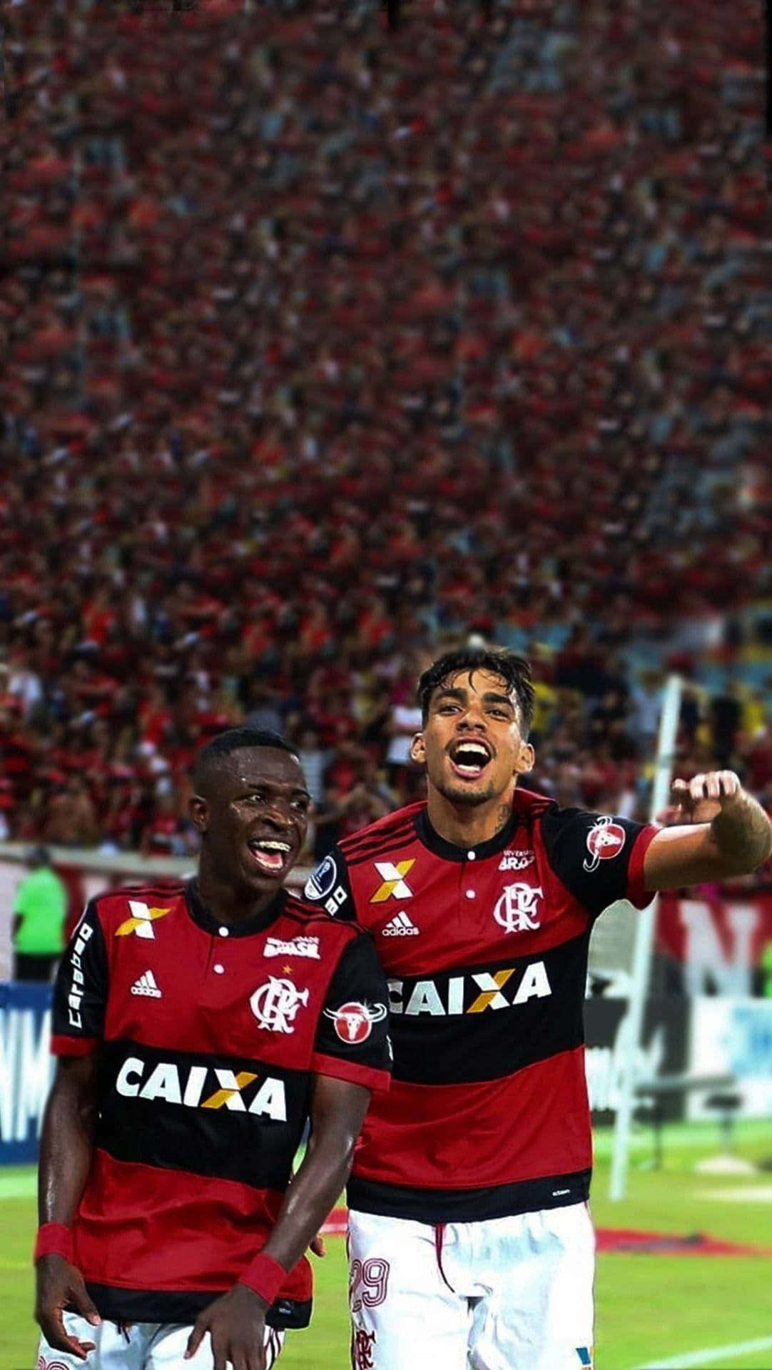 Vini Jr, stadium, night, Full HD Phone Wallpaper