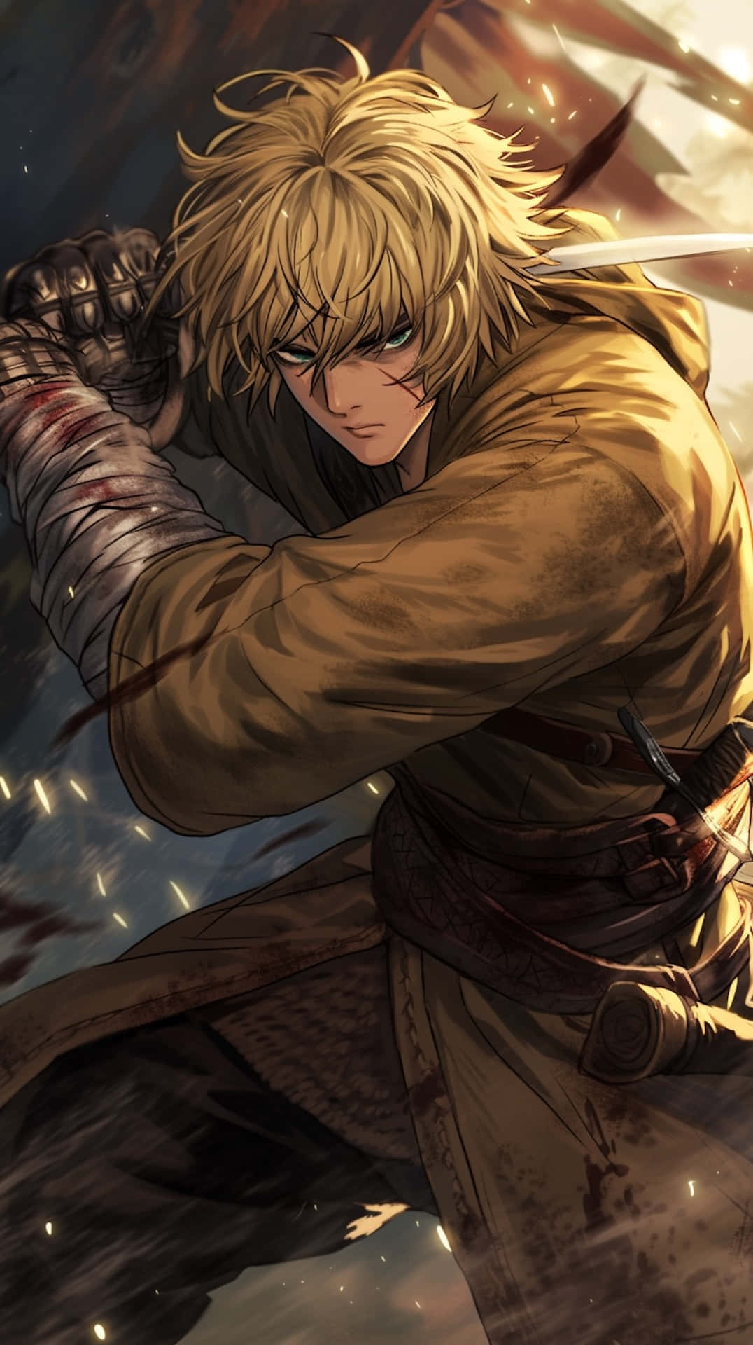 Vinland Saga, warrior, blonde, Full HD Phone Wallpaper