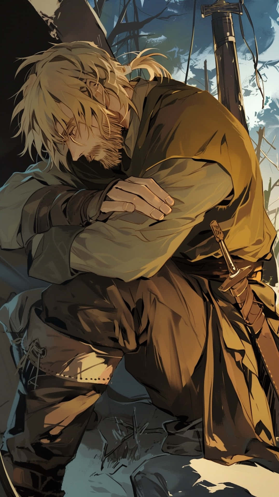 Vinland Saga, warrior, blonde warrior, Full HD Phone Wallpaper