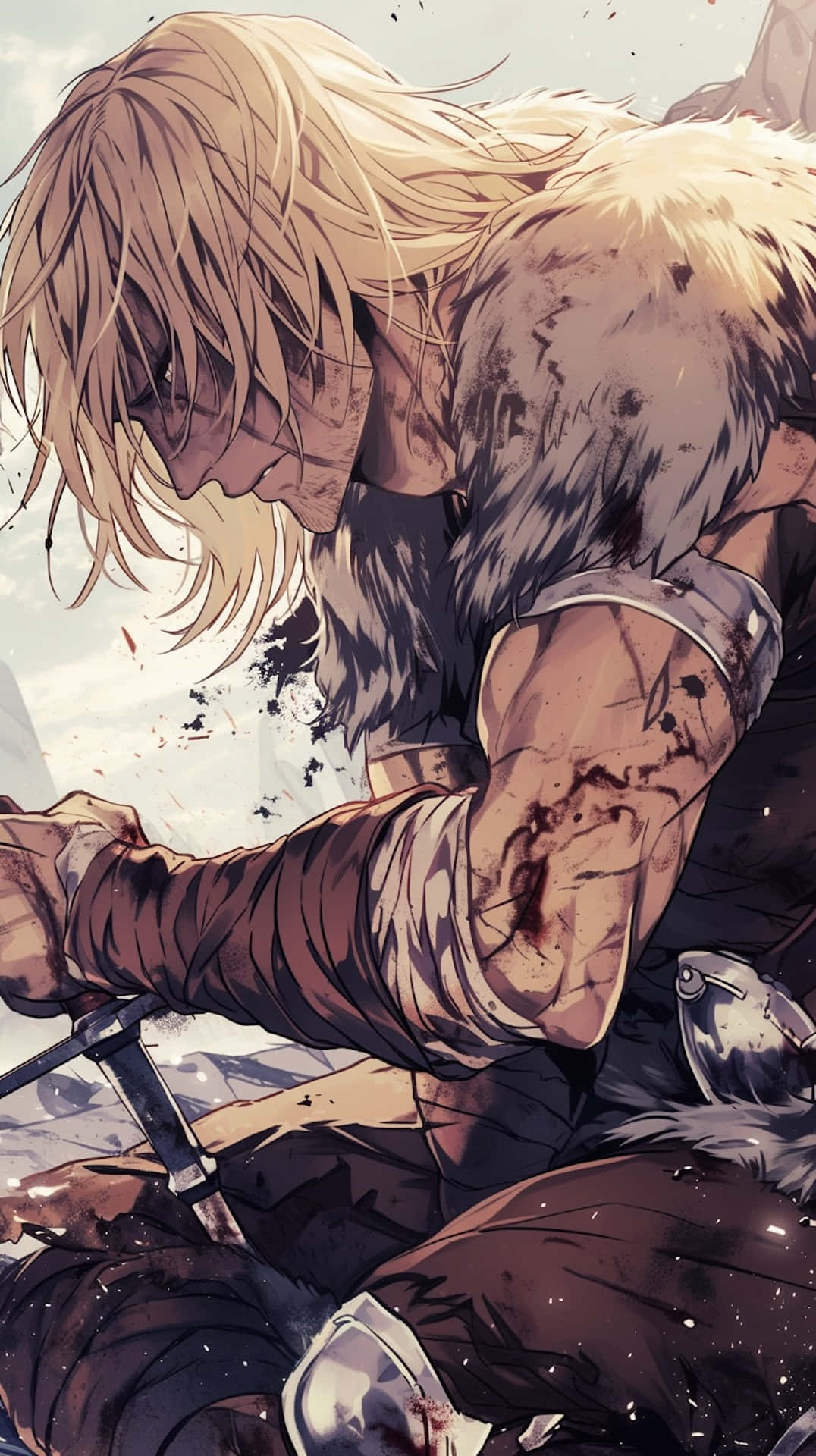 Vinland Saga, warrior, blonde warrior, Full HD Phone Wallpaper