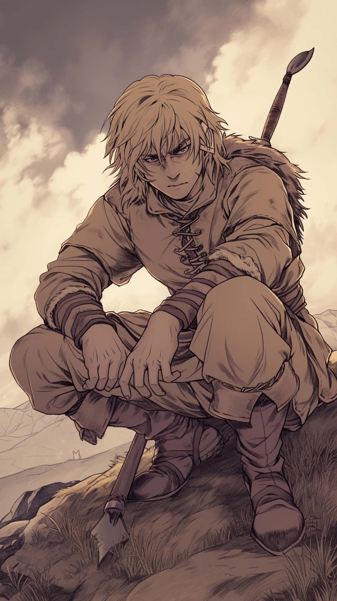 Vinland Saga, warrior, blonde hair, Full HD Phone Wallpaper