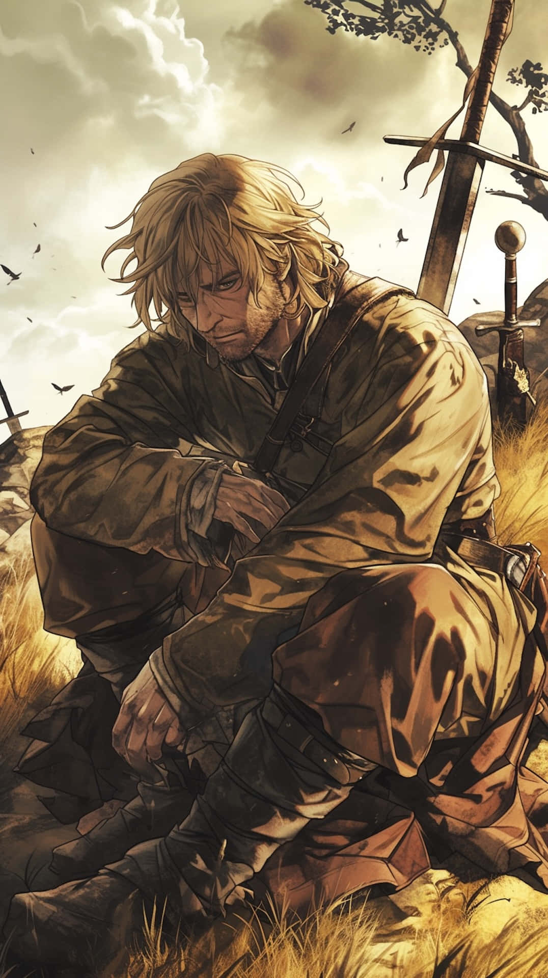 Vinland Saga, warrior, blonde hair, Full HD Phone Wallpaper