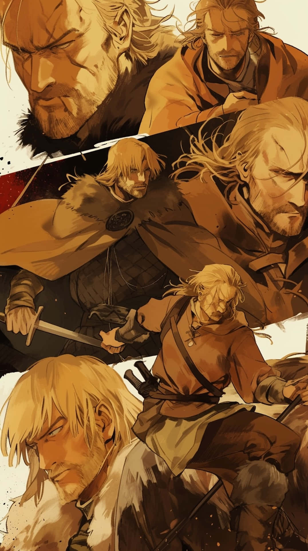 Vinland Saga, warriors, blonde hair, Full HD Phone Wallpaper