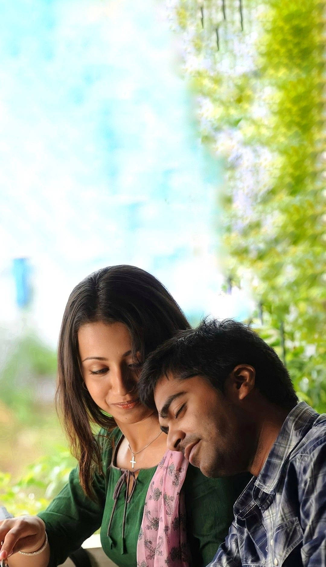 Vinnaithandi Varuvaya, HD, couple, HD Phone Wallpaper