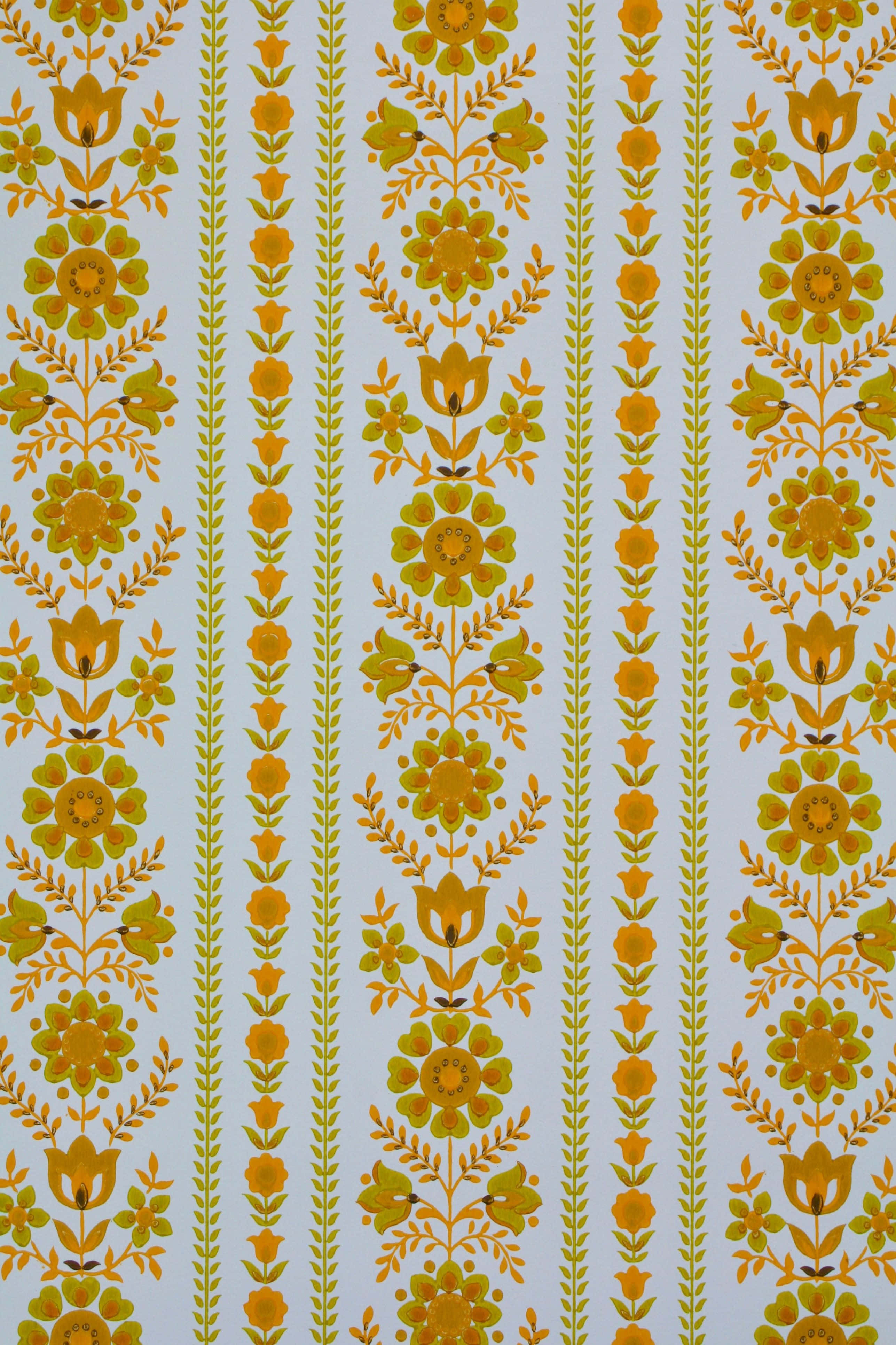 Vintage 60s, mustard, olive green, 4K Phone Wallpaper