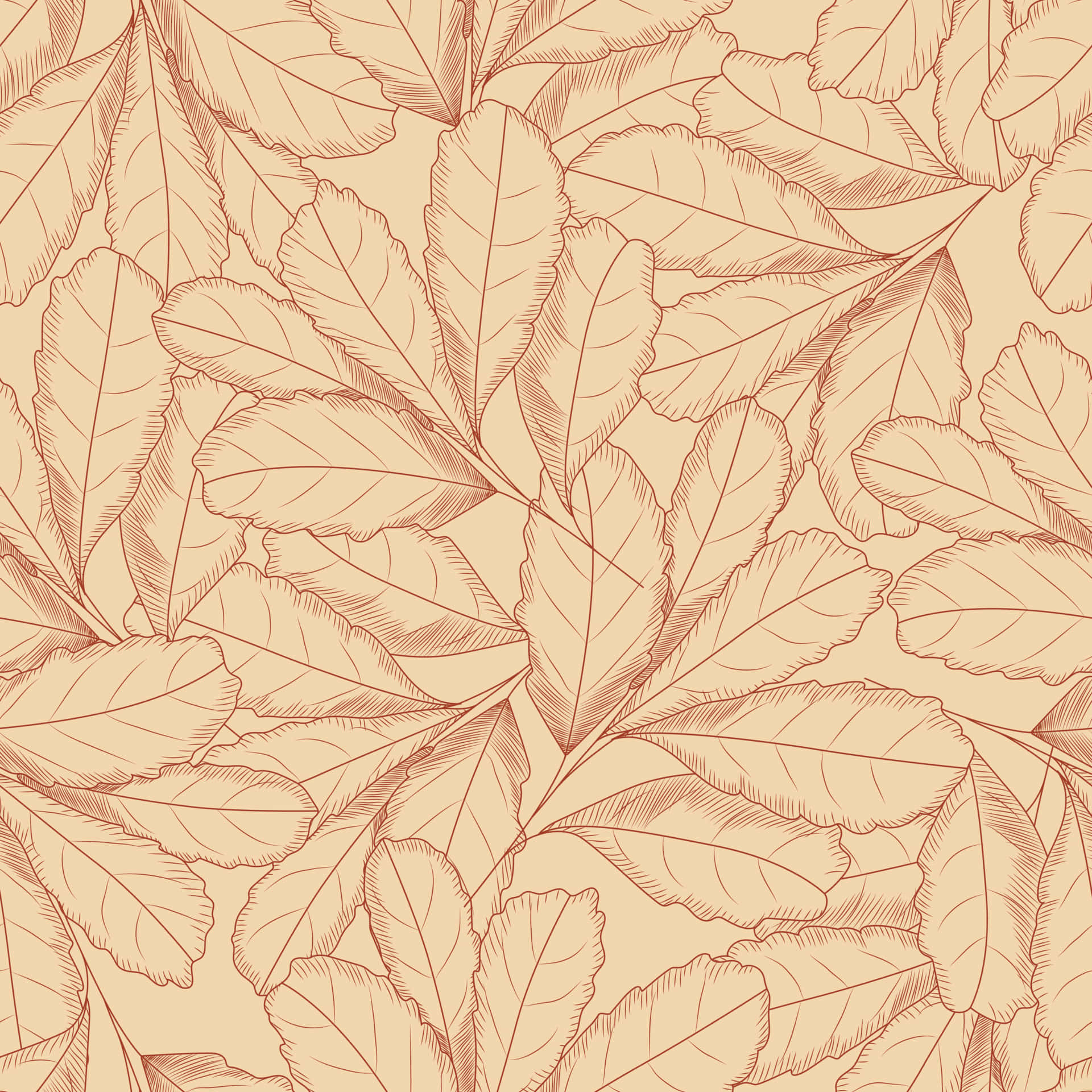 Vintage Autumn, terracotta, beige, Full HD Desktop Wallpaper