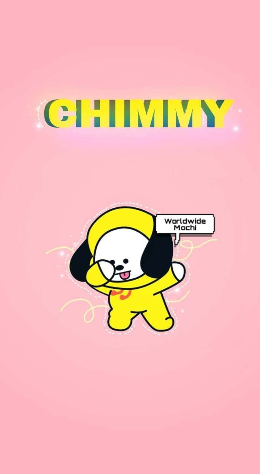 vintage cartoon aesthetic, cheerful yellow cartoon dog character, black ears, HD Phone Wallpaper