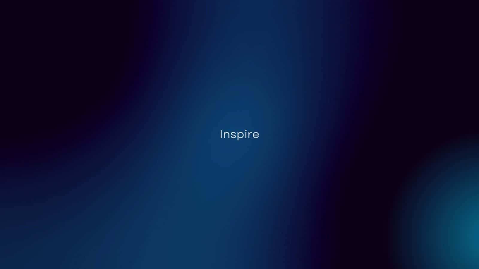 dark blue aesthetic, deep blue gradient, white minimalist text, HD Desktop Wallpaper