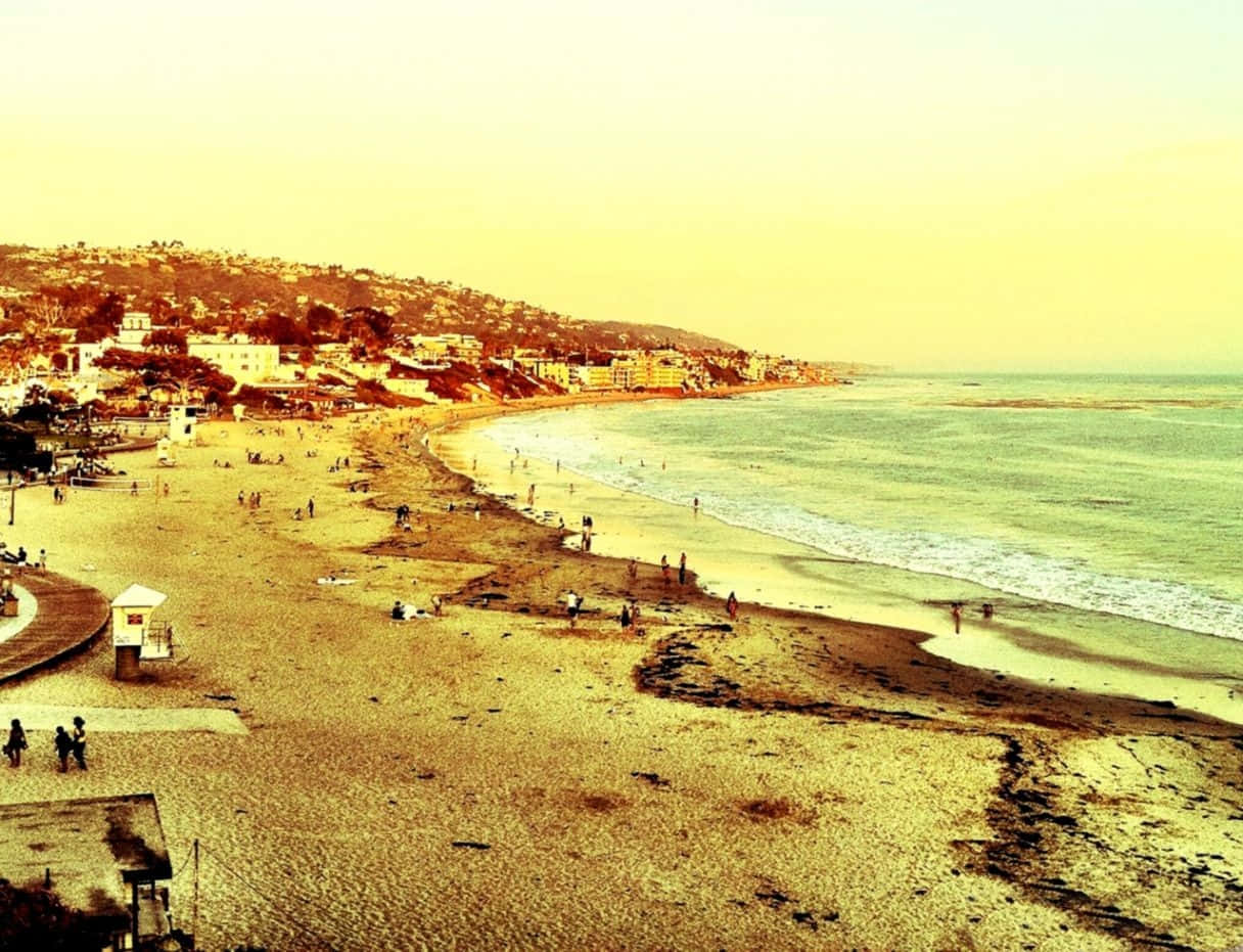 Vintage Desktop, beach, sun-drenched, SD Desktop Wallpaper