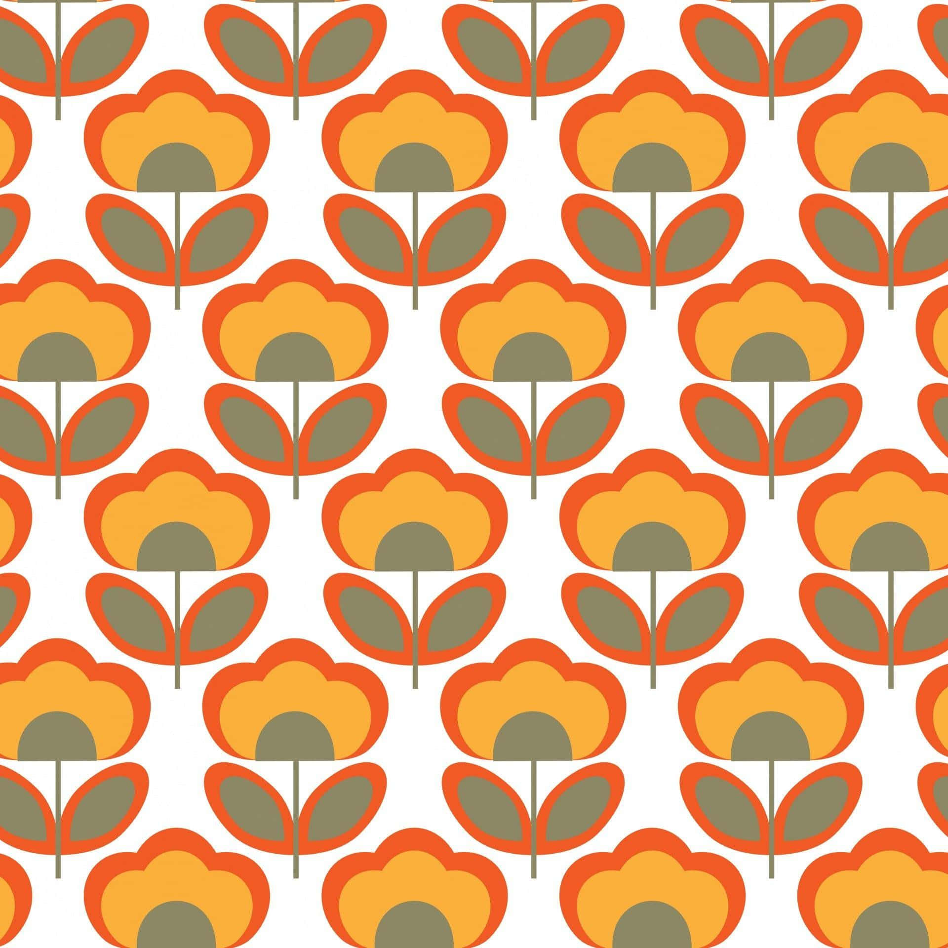 vintage hippie, orange, olive green, Full HD Desktop Wallpaper