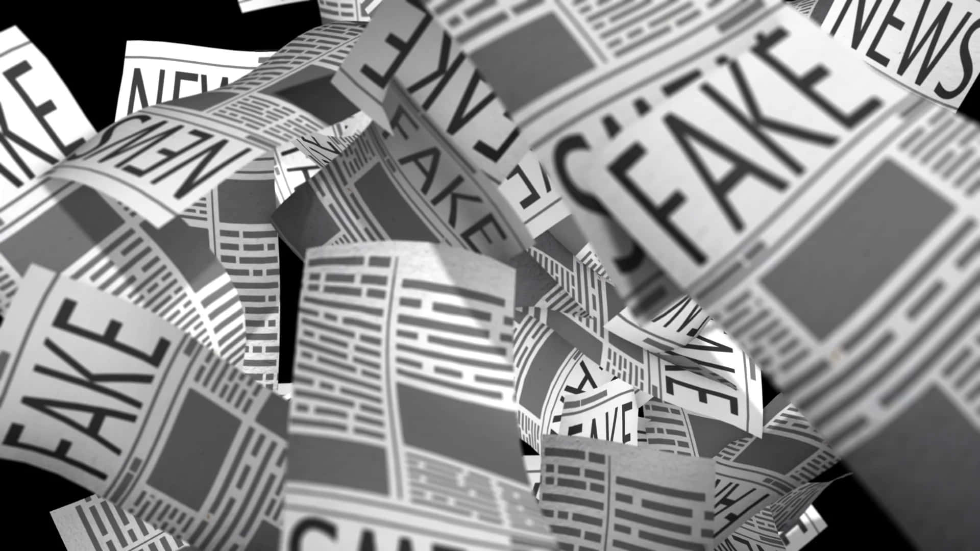 Vintage Newspaper, FAKE NEWS, torn newspaper fragments, Full HD Desktop Wallpaper