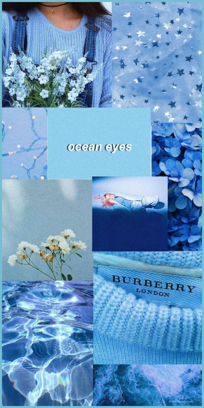 dreamy blue-toned, hydrangeas, water ripples, HD Phone Wallpaper