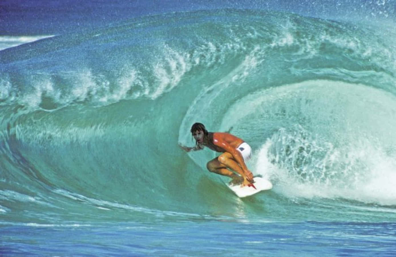 turquoise, ocean wave, surfer, HD Desktop Wallpaper