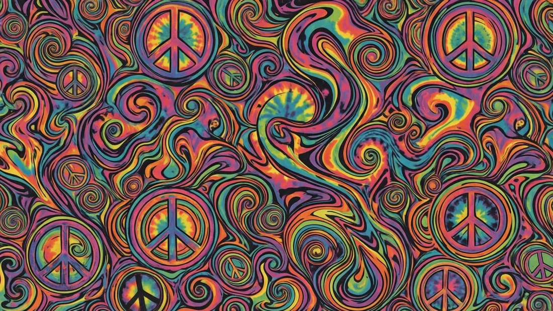 Vintage Trippy Retro Aesthetic