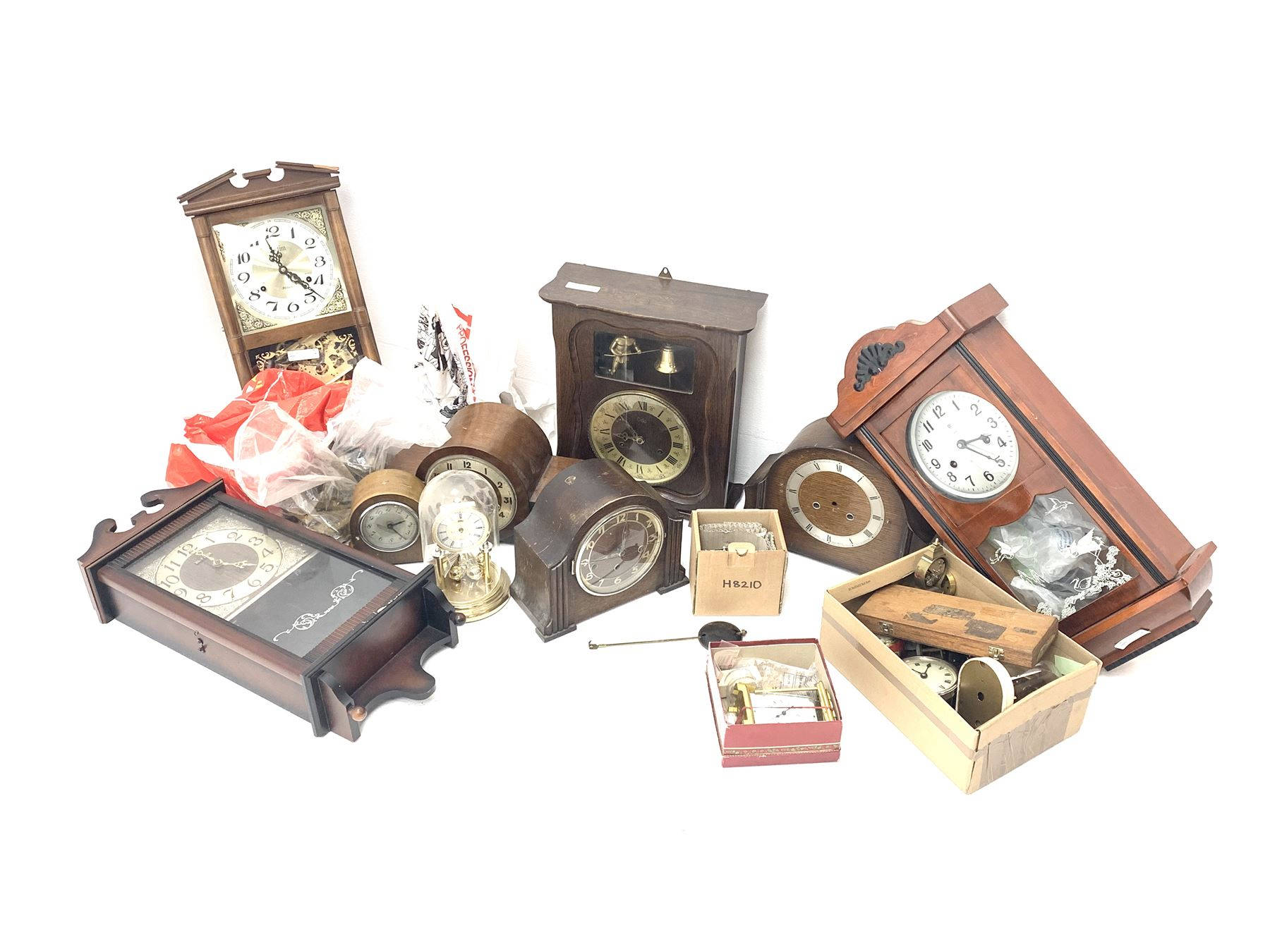 vintage wooden clocks, timepieces, open boxes, HD Desktop Wallpaper