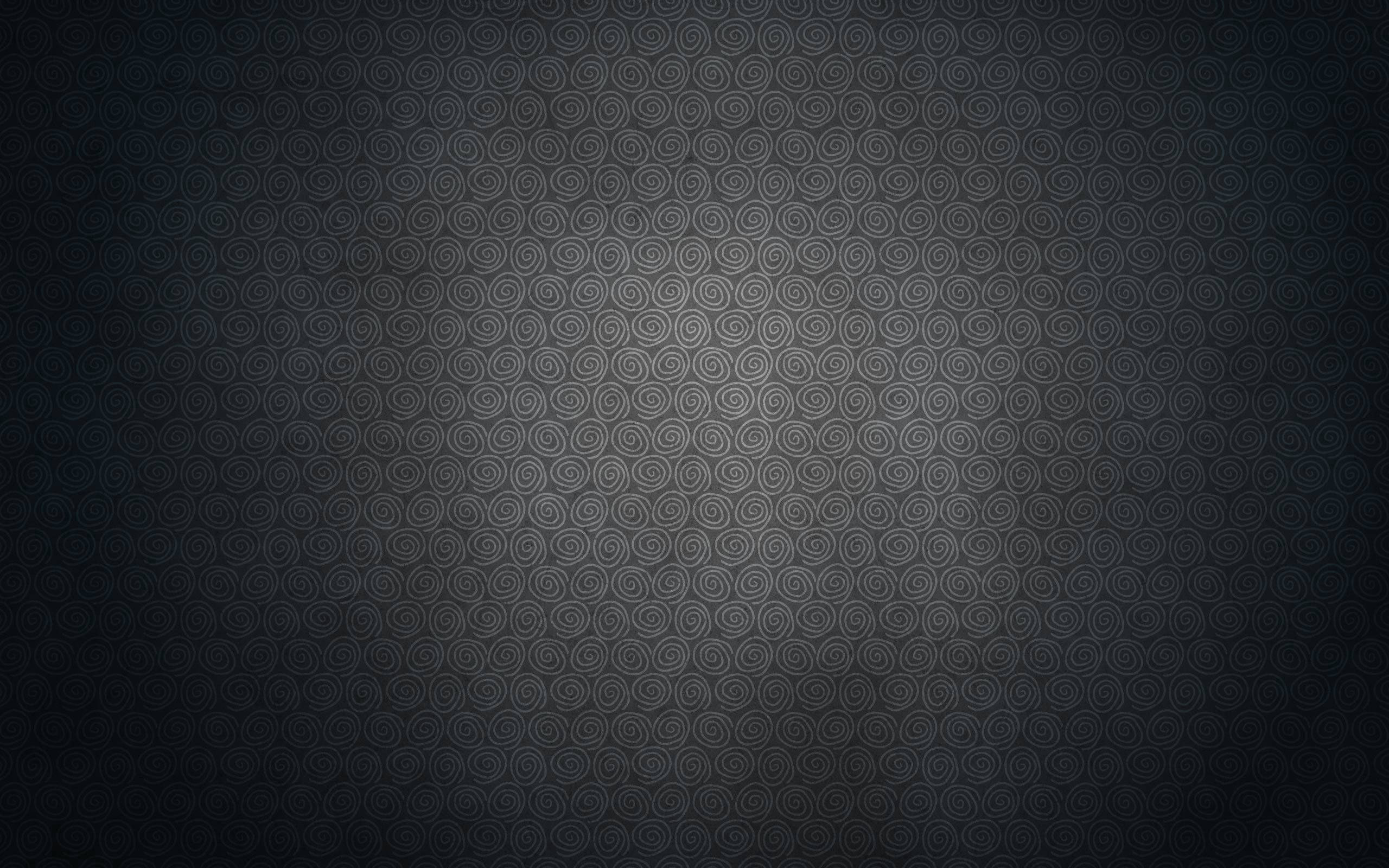 vintage, black, swirling pattern, 2K Desktop Wallpaper