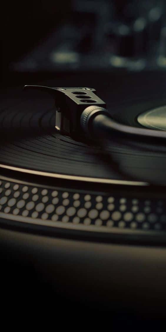 vinyl record, turntable, stylus, SD Phone Wallpaper