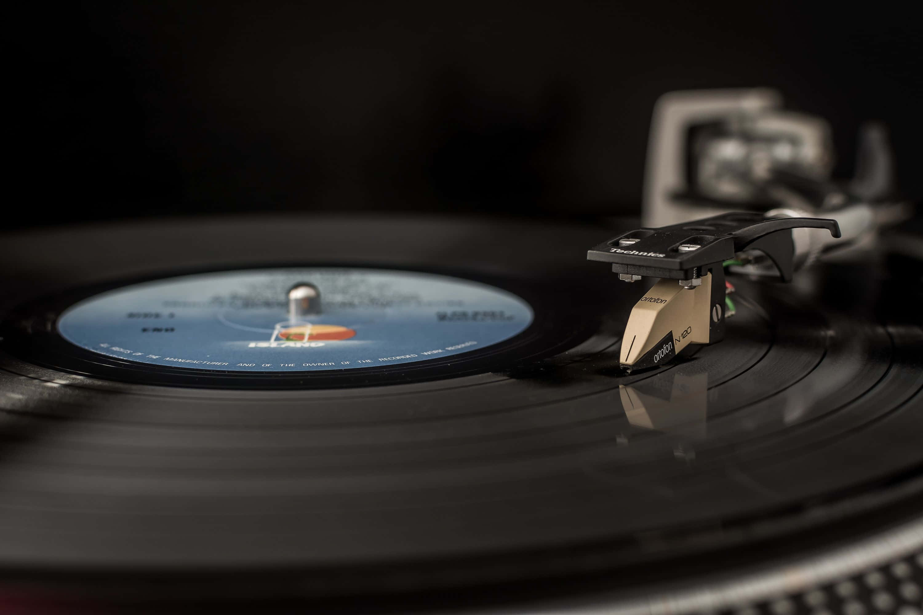 vinyl record, turntable, stylus, 2K Desktop Wallpaper
