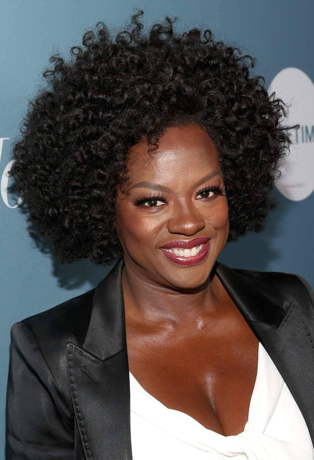 Viola Davis, black blazer, white top, HD Phone Wallpaper