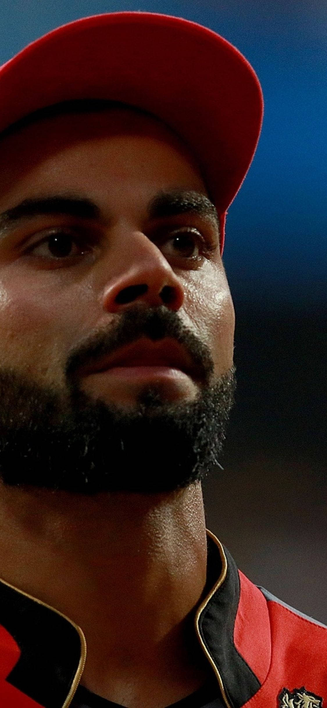 Virat Kohli, red cap, sports jersey, Full HD Phone Wallpaper