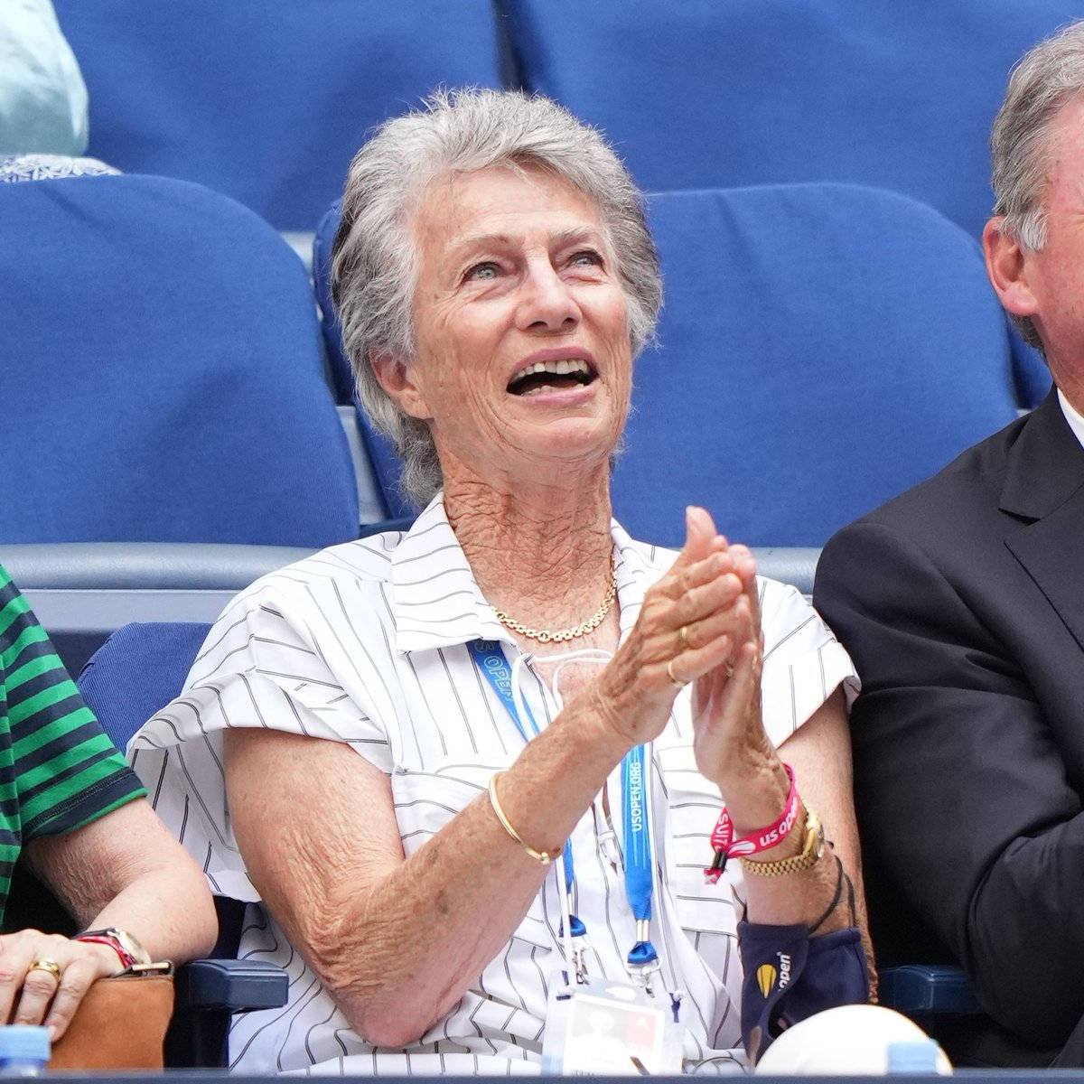 Virginia Wade, old age, gray hair, SD Desktop Wallpaper