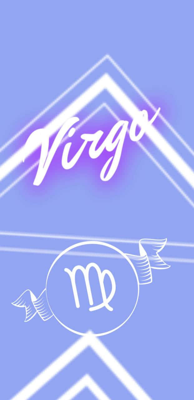 Virgo, neon sign, astrological symbol, HD Phone Wallpaper