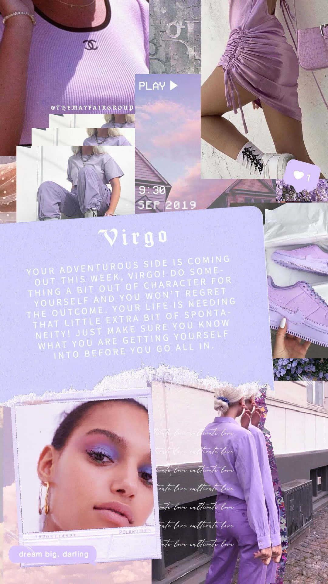 Virgo, lavender-themed, woman, Full HD Phone Wallpaper