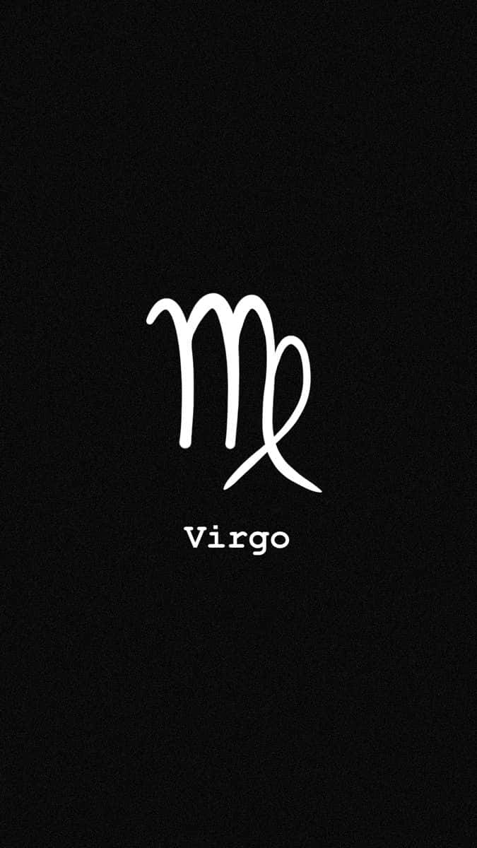Virgo Aesthetic, black, white, SD Phone Wallpaper