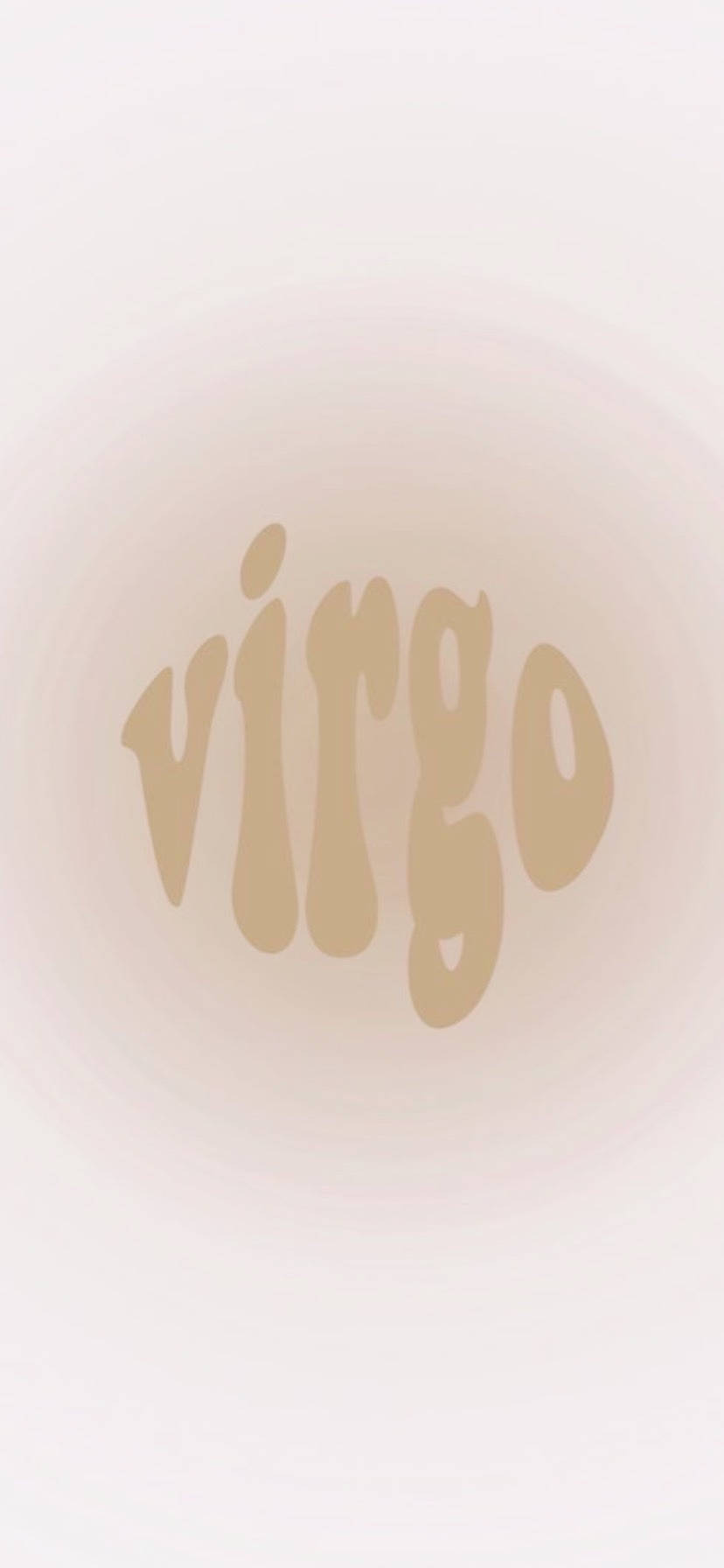 Virgo, pastel light brown, soft beige cursive, HD Phone Wallpaper
