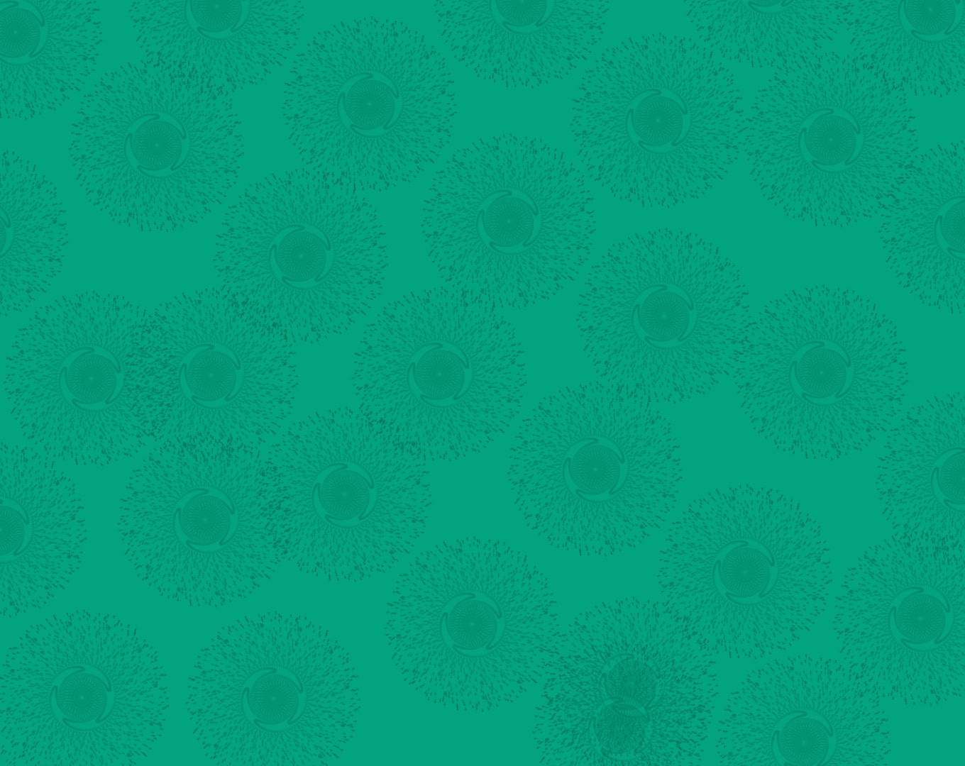 Viridian, teal, repeating circular patterns, HD Desktop Wallpaper