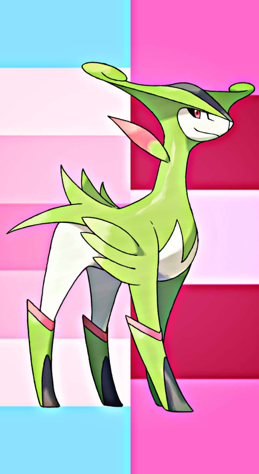 Colorful Virizion Phone, Virizion, vibrant green, HD Phone Wallpaper