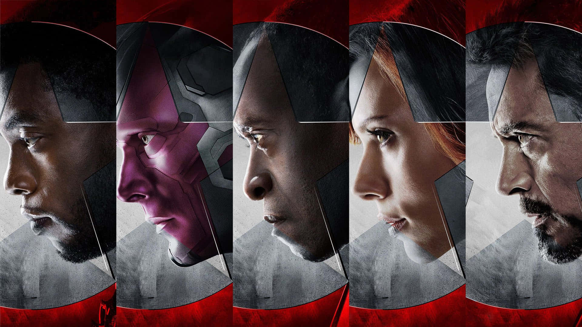 Vision, Avengers, red, Full HD Desktop Wallpaper