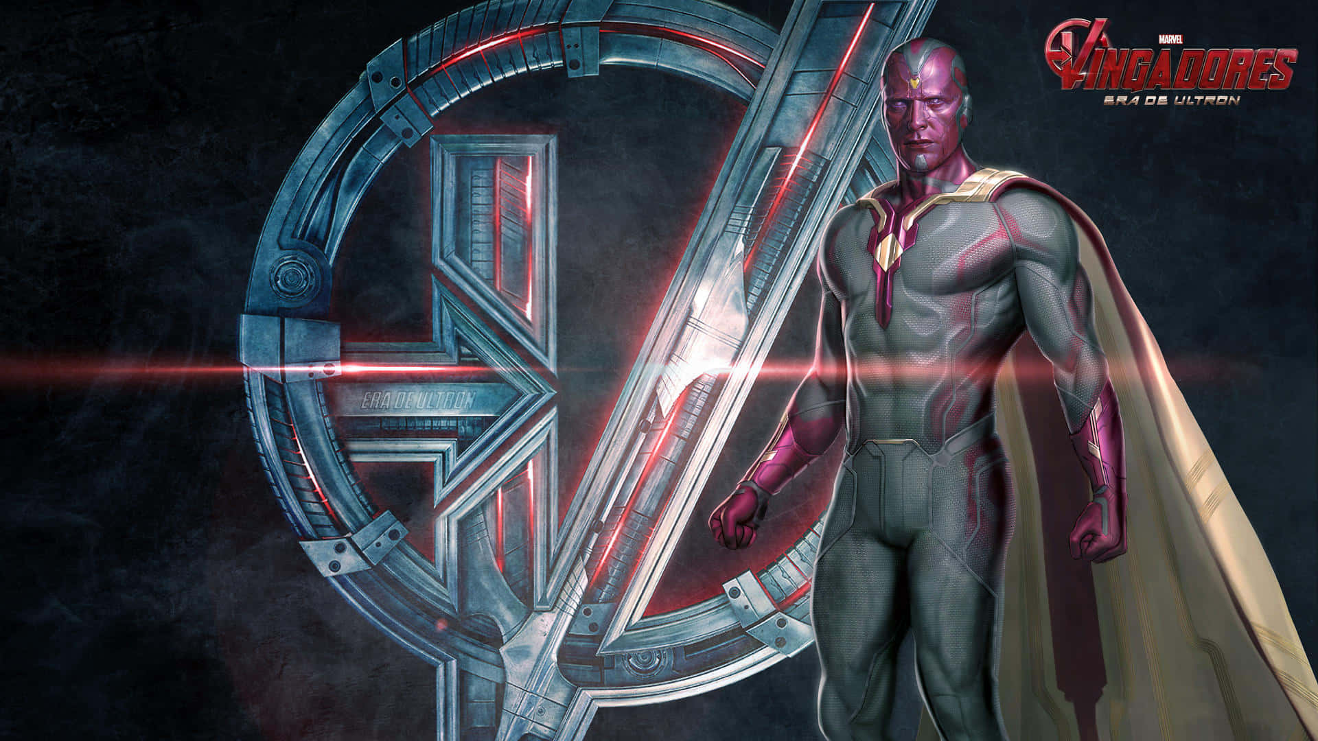 Vision, Avengers, purple-skinned, Full HD Desktop Wallpaper