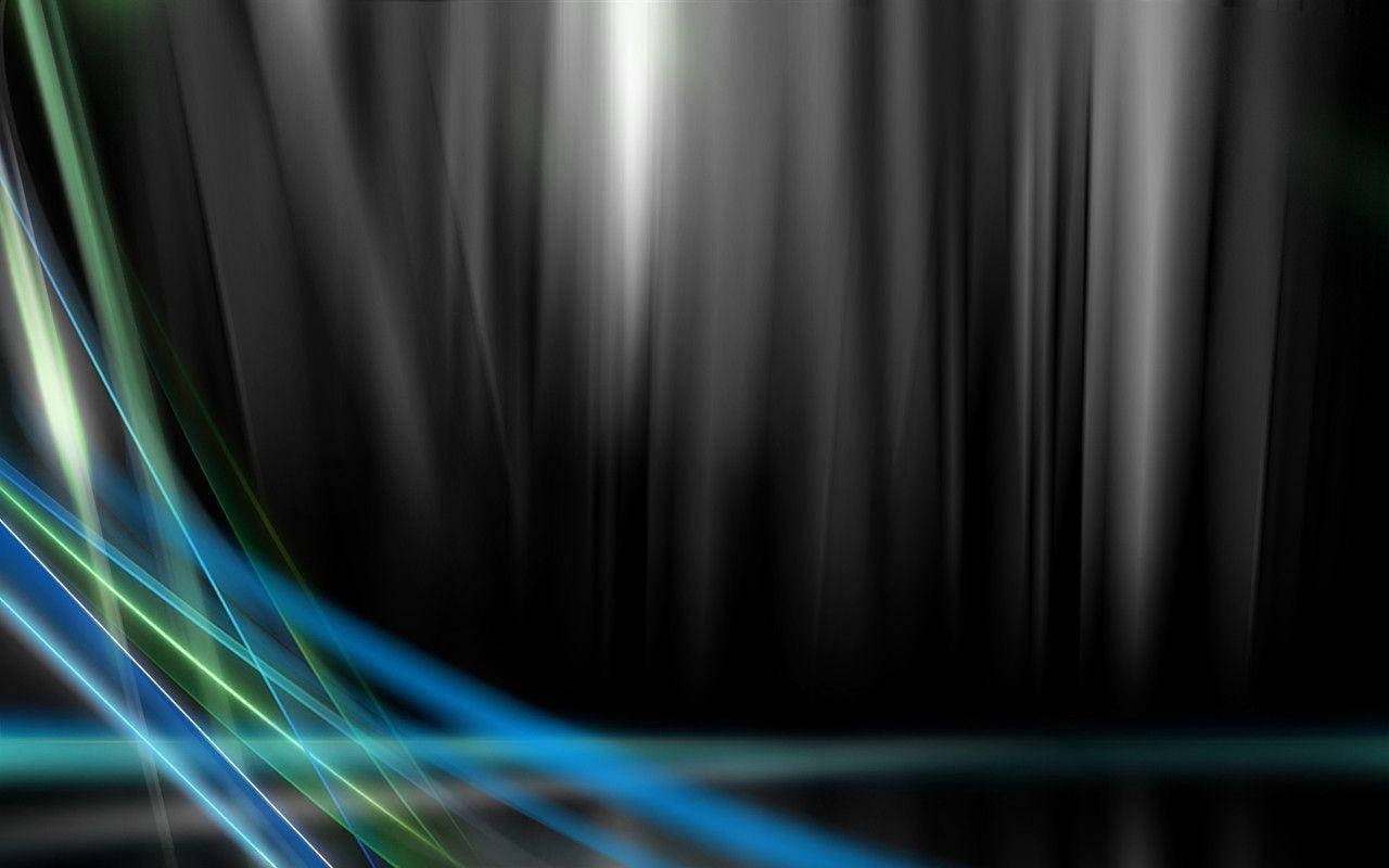 Digital Curtain-Like Windows Vista, blue and green light, dark gradient background, HD Desktop Wallpaper