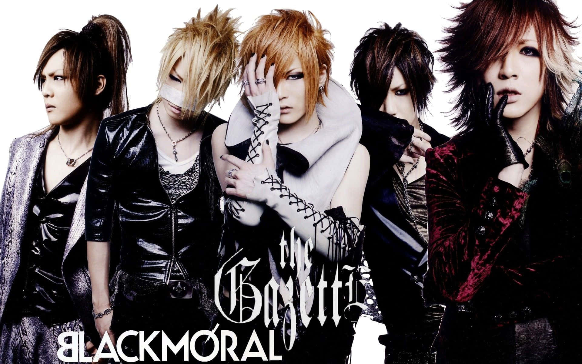 Visual Kei, stylized Japanese idols, dramatic makeup, Full HD Desktop Wallpaper