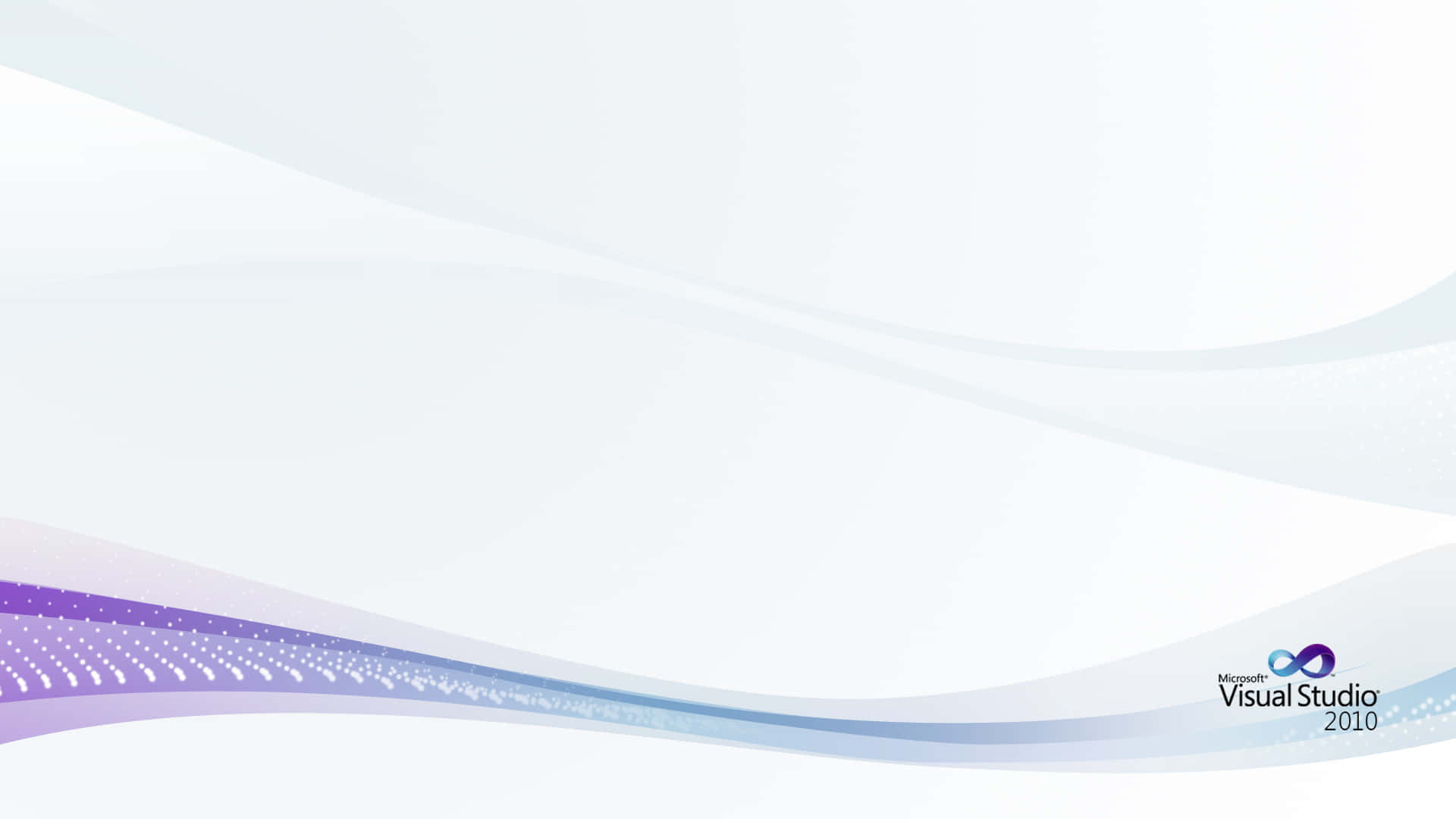 Visual Studio, white, purple, Full HD Desktop Wallpaper