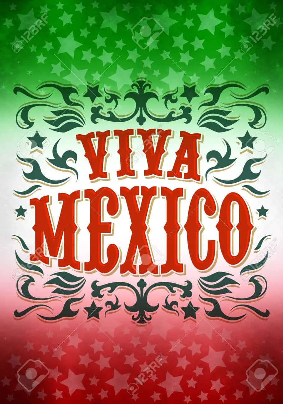 VIVA MEXICO, green, red, HD Phone Wallpaper